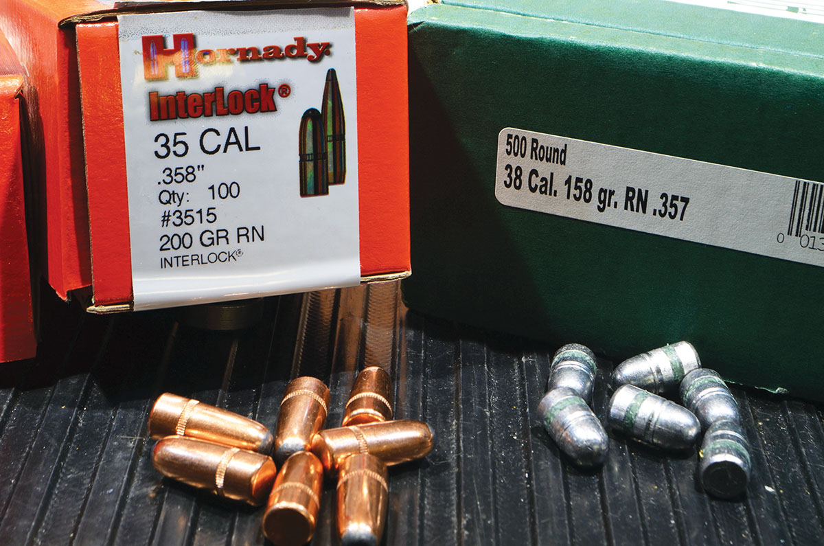 The two bullets found to work best overall were Hornady’s venerable 200-grain roundnose and a 158-grain roundnose cast bullet.